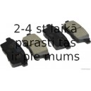 Комплект тормозных колодок, дисковый тормоз HERTH+BUSS JAKOPARTS J3613009