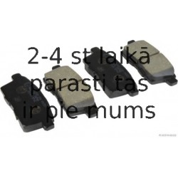 Комплект тормозных колодок, дисковый тормоз HERTH+BUSS JAKOPARTS J3613009