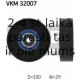 Parazīt-/Vadrullītis, Ķīļrievu siksna SKF VKM 32007
