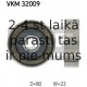 Parazīt-/Vadrullītis, Ķīļrievu siksna SKF VKM 32009