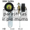 Spriegotājrullītis, Ķīļrievu siksna SKF VKM 34004