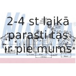Kompresors, Gaisa kond. sistēma NISSENS 89148