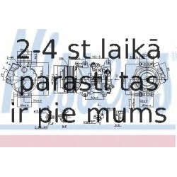 Kompresors, Gaisa kond. sistēma NISSENS 890141