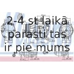 Kompresors, Gaisa kond. sistēma NISSENS 890036