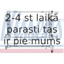Радиатор, охлаждение двигателя NISSENS 65306
