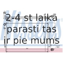 Radiators, Motora dzesēšanas sistēma NISSENS 65291A