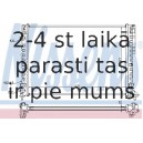 Радиатор, охлаждение двигателя NISSENS 63843A