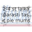 Радиатор, охлаждение двигателя NISSENS 632461