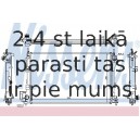 Радиатор, охлаждение двигателя NISSENS 63022A
