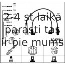 Комплект проводов зажигания NGK 8262