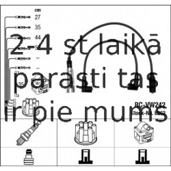 Комплект проводов зажигания NGK 8262