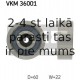 Parazīt-/Vadrullītis, Ķīļrievu siksna SKF VKM 36001