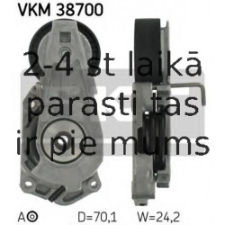 Spriegotājrullītis, Ķīļrievu siksna SKF VKM 38700