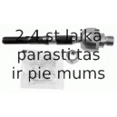 Aksiālais šarnīrs, Stūres šķērsstiepnis LEMFÖRDER 34334 01