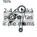 Spriegotājrullītis, Gāzu sadales mehānisma piedziņas siksna SKF VKM 72500