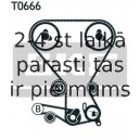 Spriegotājrullītis, Gāzu sadales mehānisma piedziņas siksna SKF VKM 75064