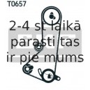 Spriegotājrullītis, Gāzu sadales mehānisma piedziņas siksna SKF VKM 75108