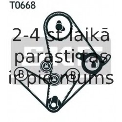 Spriegotājrullītis, Gāzu sadales mehānisma piedziņas siksna SKF VKM 75612