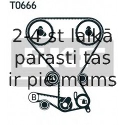 Spriegotājrullītis, Gāzu sadales mehānisma piedziņas siksna SKF VKM 75613