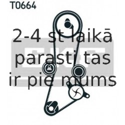 Spriegotājrullītis, Gāzu sadales mehānisma piedziņas siksna SKF VKM 75628