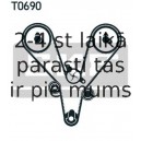 Spriegotājrullītis, Gāzu sadales mehānisma piedziņas siksna SKF VKM 75630