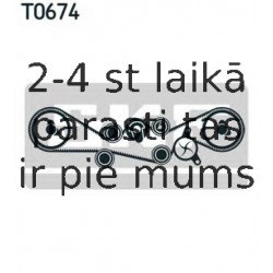 Spriegotājrullītis, Gāzu sadales mehānisma piedziņas siksna SKF VKM 78000