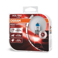 Osram NIGHT BREAKER Laser +150% 12V H3 55W 12V PK22S FS1 64151NL