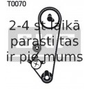 Zobsiksnas komplekts SKF VKMA 04202