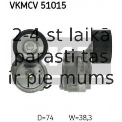 Spriegotājrullītis, Ķīļrievu siksna SKF VKMCV 51015