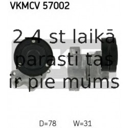 Spriegotājrullītis, Ķīļrievu siksna SKF VKMCV 57002