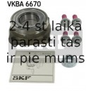 Комплект подшипника ступицы колеса SKF VKBA 6670