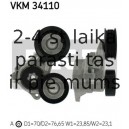 Spriegotājrullītis, Ķīļrievu siksna SKF VKM 34110