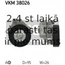 Spriegotājrullītis, Ķīļrievu siksna SKF VKM 38026