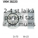 Spriegotājrullītis, Ķīļrievu siksna SKF VKM 38220