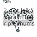 Spriegotājrullītis, Gāzu sadales mehānisma piedziņas siksna SKF VKM 75614