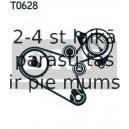 Spriegotājrullītis, Gāzu sadales mehānisma piedziņas siksna SKF VKM 79002