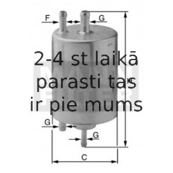 Degvielas filtrs, MAHLE FILTER KLH11