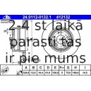Aizmugures bremžu disks, GRAF DF29400