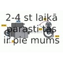 Starteris BOSCH 0 986 017 661