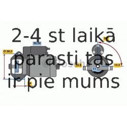 Starteris BOSCH 0 986 023 610