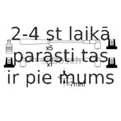 Augstsprieguma vadu komplekts BOSCH 0 986 356 753