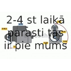 Starteris BOSCH 0 986 017 240