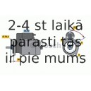 Starteris BOSCH 0 986 016 750