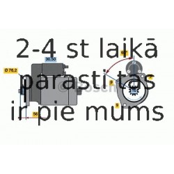 Starteris BOSCH 0 986 018 470