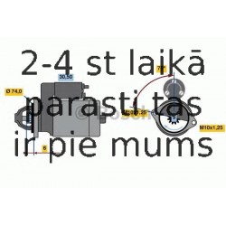 Starteris BOSCH 0 986 018 680