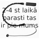 Датчик износа передних тормозных колодок, PEX GMBH 16452