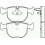Комплект тормозных колодок, дисковый тормоз BREMBO P 06 021