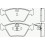 Комплект тормозных колодок, дисковый тормоз BREMBO P 06 022