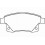 Комплект тормозных колодок, дисковый тормоз BREMBO P 24 066