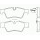 Комплект тормозных колодок, дисковый тормоз BREMBO P 50 064